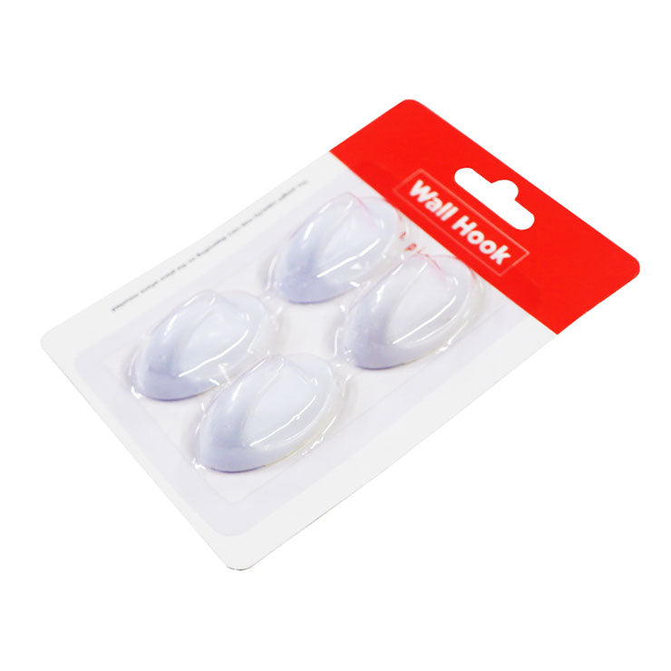 Best Buy Wall Hook 4pcs Oval Self Adhesive Plastic 2 - Home & Office Supplies