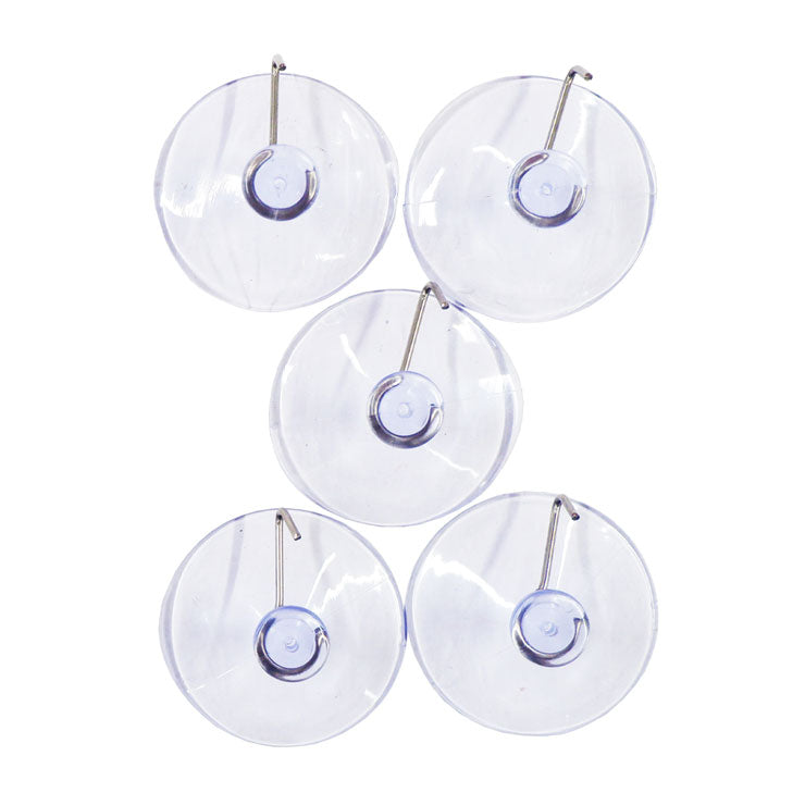 Best Buy Glass Suction 4.5cm Transparent 5pcs/pack - Home & Office Supplies
