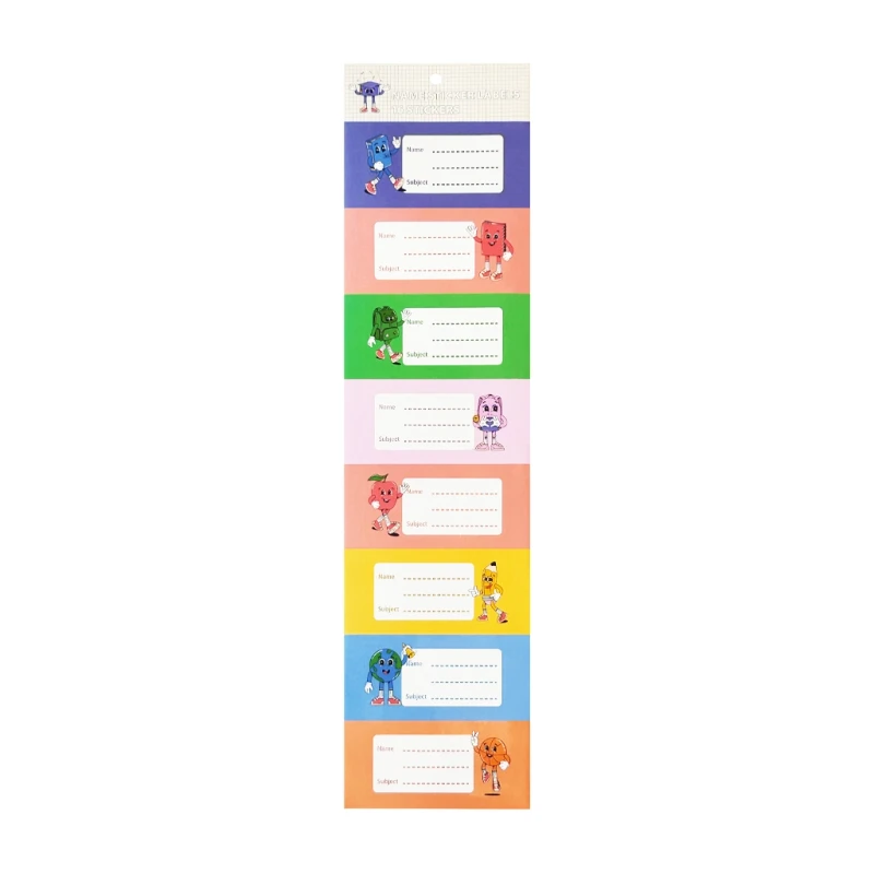 Vindel Label Sticker Back To School 8x3.8cm 2Sx16S Cs031-1, Back To School - School Supplies