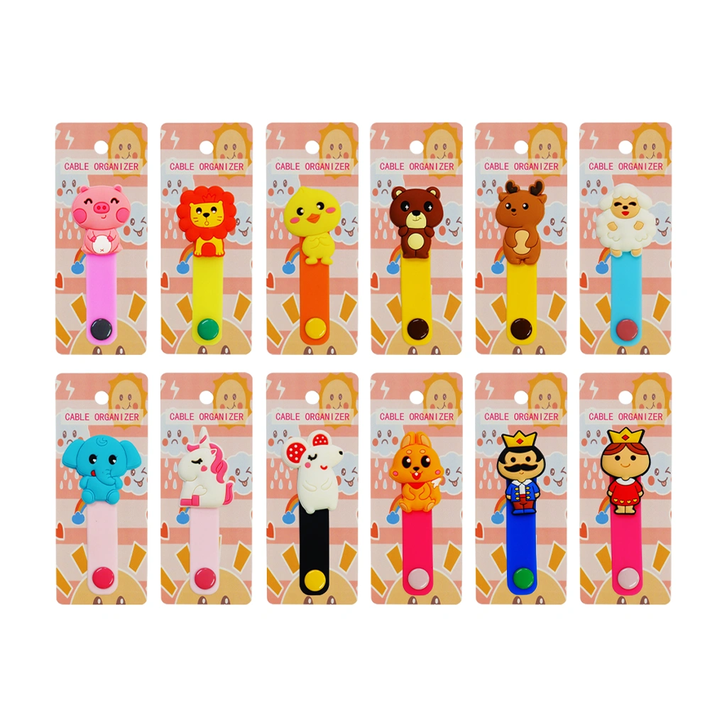 Cable Organizer SY201010210 Assorted Animals Design - Computer Accessories