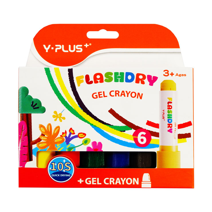 Yplus Gel Crayons GC240100 Flash Dry - Arts & Crafts Supplies