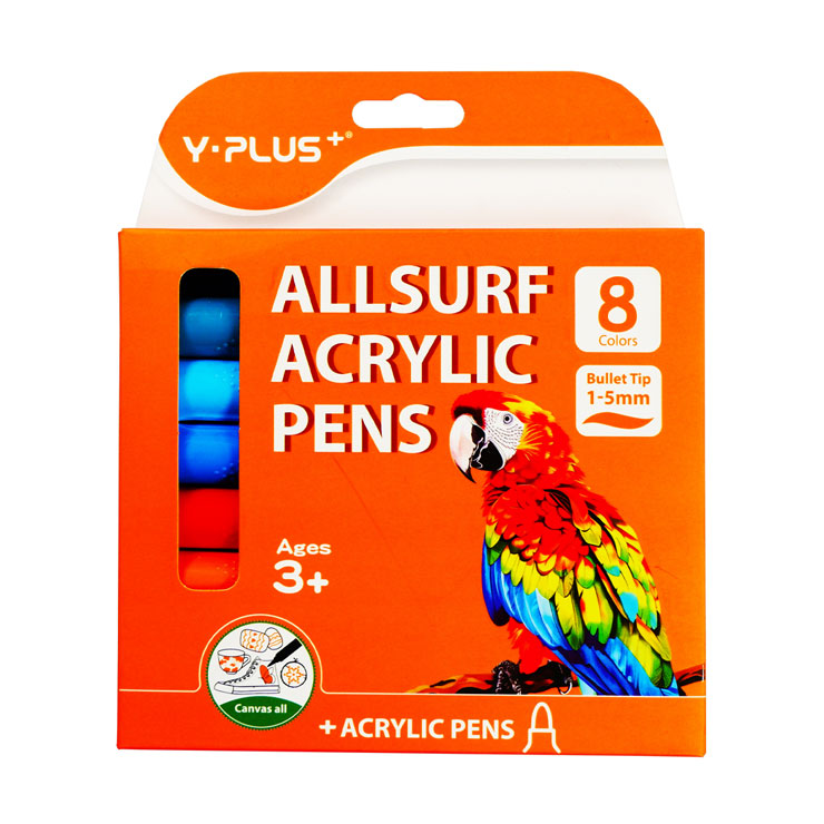 Yplus Acrylic Pens AP240400 All Surf - Arts & Crafts Supplies