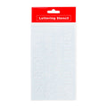Best Buy Lettering Guide 110x195mm Smoke Gray ST27 - School & Office - Drawing & Technical Supplies