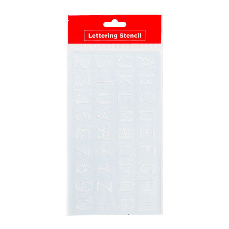 Best Buy Lettering Guide 130x233mm Smoke Gray ST37 - School & Office - Drawing & Technical Supplies
