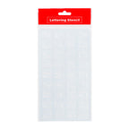 Best Buy Lettering Guide 130x233mm Smoke Gray ST37 - School & Office - Drawing & Technical Supplies