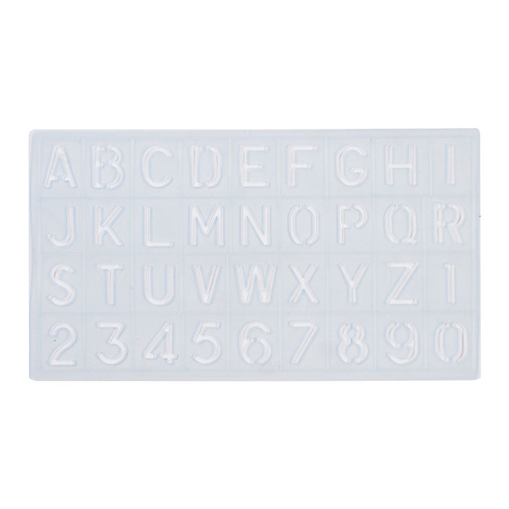 Best Buy Lettering Guide 130x233mm Smoke Gray ST37 - School & Office - Drawing & Technical Supplies
