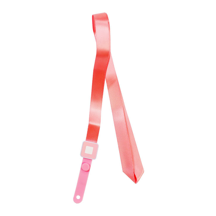 Best Buy ID Lanyard Bicolor Polyester with Square Silicone Buckle 15mm Pink KP-1548