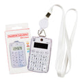 Best Buy Handheld Calculator BB-111 White 8 Digits with Lanyard - School & Office Supplies