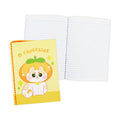 Best Buy Yarn Notebook Printed Kawaii Cat & Dog Tangerine 80's 5.83x7.87 Inches, Orange - Notebooks
