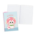 Best Buy Yarn Notebook Printed Kawaii Cat & Dog Peach 80's 5.83x7.87 Inches, Blue - Notebooks