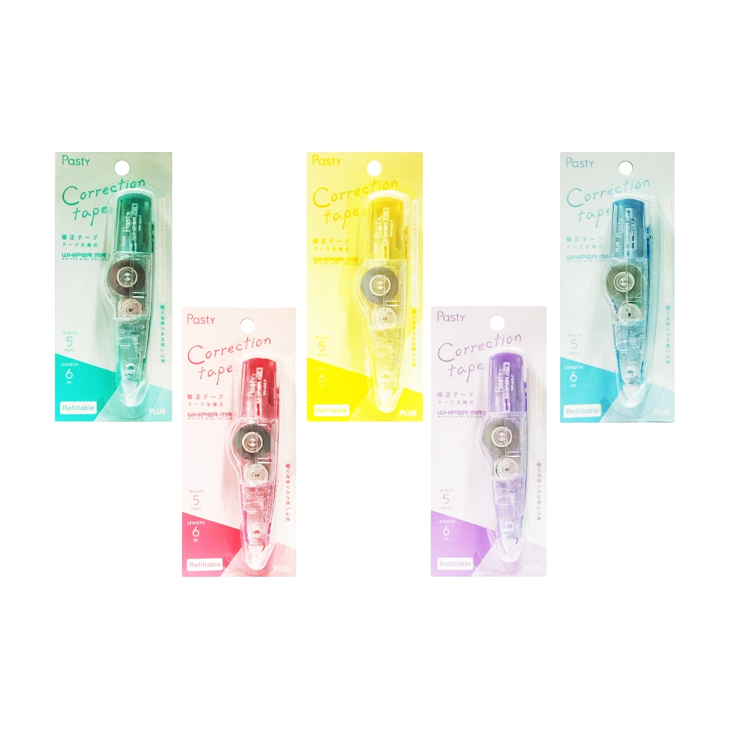 Plus Refillable Correction Tape Pasty Pas 5mmx6M Wh-625 - School & Office Supplies