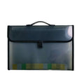 Seagull Expanding File with Handle 12 Pockets Long Push Lock Horizontal D4301SM, Smoke