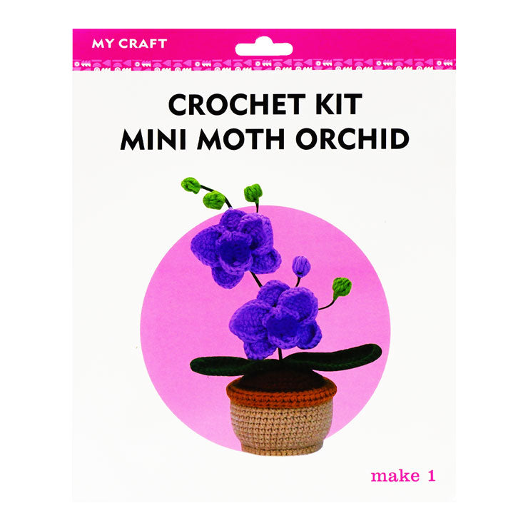 Crochet Kit Mini Moth Orchid - Hobbies & Crafts Supplies - DIY