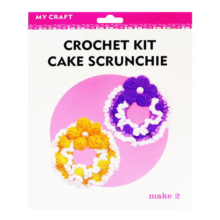 Crochet Kit Cake Scrunchie - Hobbies & Crafts Supplies - DIY
