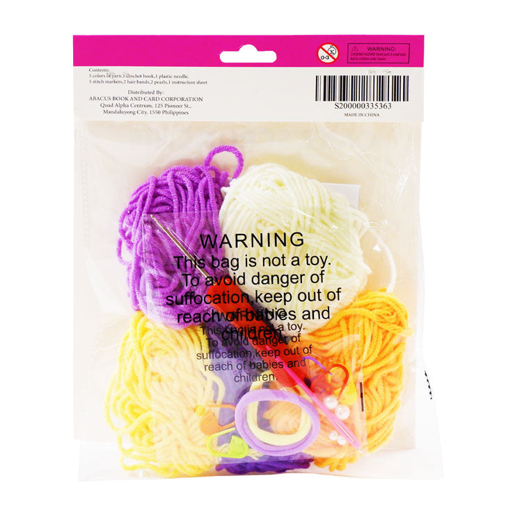 Crochet Kit Cake Scrunchie - Hobbies & Crafts Supplies - DIY