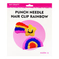 Crochet Kit Punch Needle Hair Clip Rainbow Scrunchie - Hobbies & Crafts Supplies - DIY