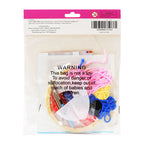 Crochet Kit Punch Needle Hair Clip Rainbow Scrunchie - Hobbies & Crafts Supplies - DIY
