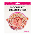 Crochet Kit Coaster Sheep - Hobbies & Crafts Supplies - DIY