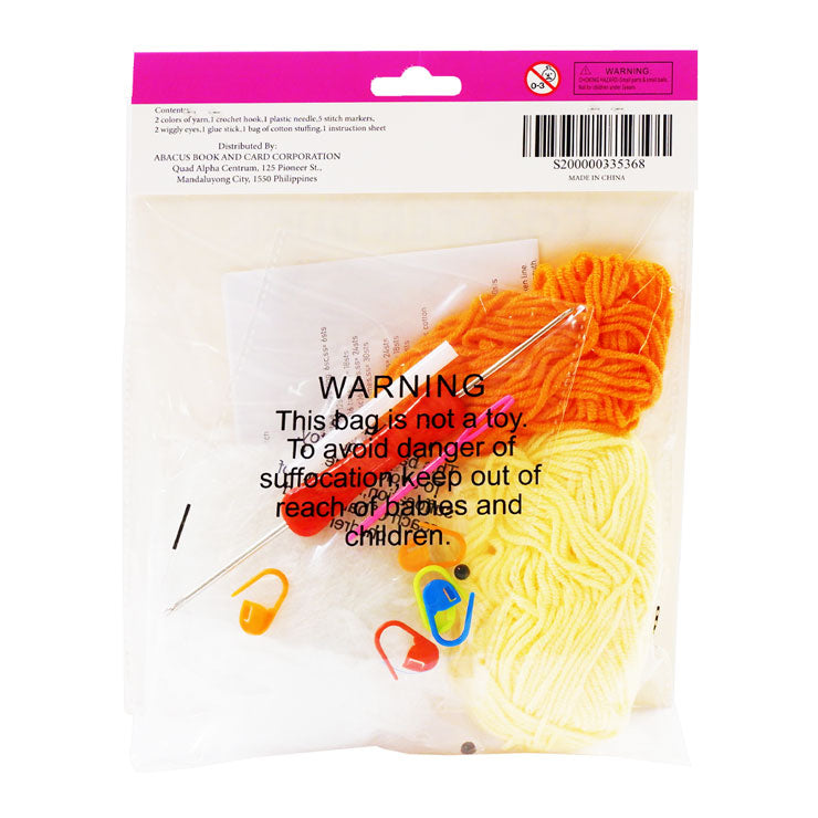 Crochet Kit Coaster Duck - Hobbies & Crafts Supplies - DIY