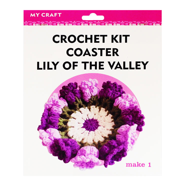 Crochet Kit Coaster Lily of the Valley - Hobbies & Crafts Supplies - DIY