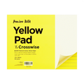 Premiere Notes Yellow Pad 1/2 Crosswise, 90S 62gsm Canary - Legal Pads