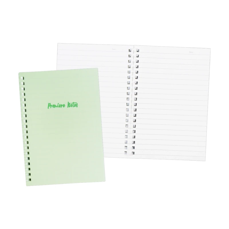Premiere Notes Soft Spiral Notebook SRS_PPDB6 Light Green 80's 70gsm PP