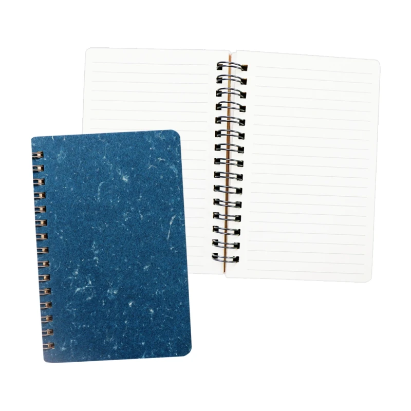 Premiere Notes Spiral Notebook A6 80 Sheets 70 gsm Double Ring, Blue - Notebooks