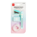 IDM Stapler Set No.10 with Staple Wire Cutter And Tape Green 205-4G