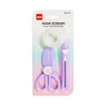 IDM Kiddie Scissors Rounded Tip with Cutter And Tape 4 inches Purple 6024-3P
