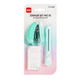 IDM Stapler Set No.35 Green with Staple Wire And Cutter Green 35 9101-3MG