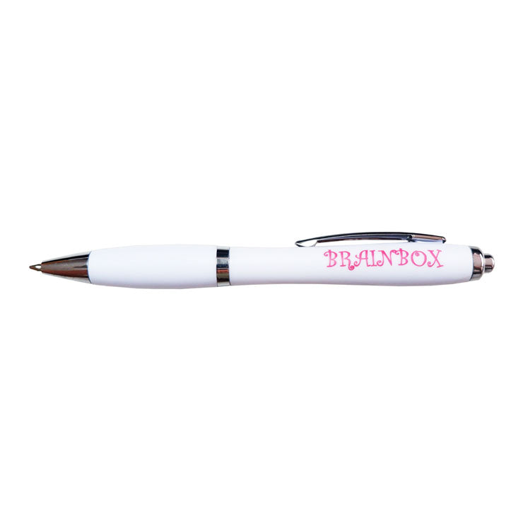 Brainbox Retractable Ballpoint Pen Black 0.7mm - School & Office Supplies - Writing