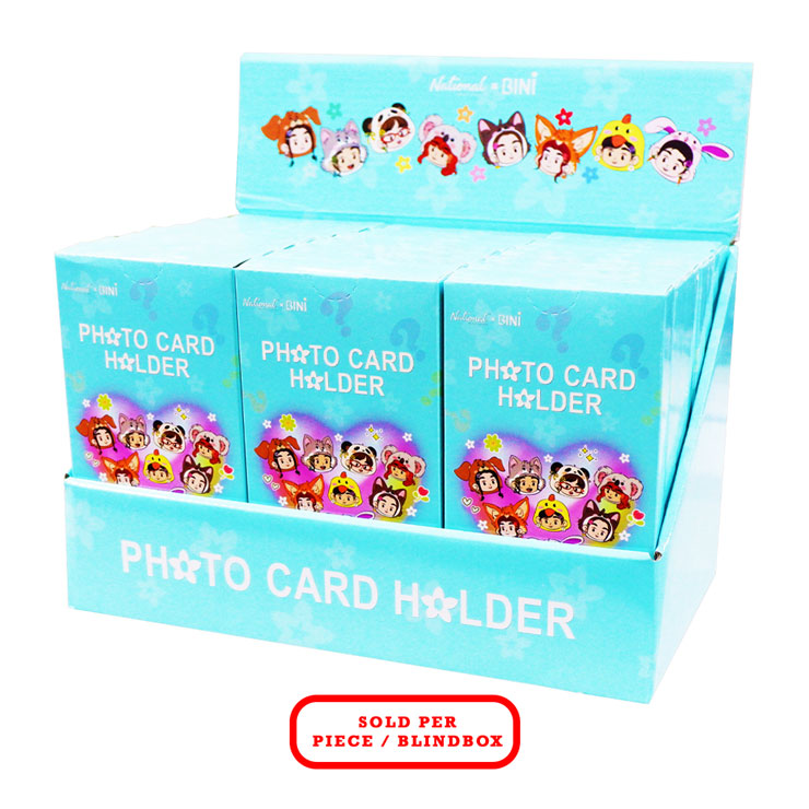 NBS x BINI Bini Blind Photo Card Holder Puffy Head with Keychain
