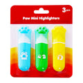 Paw Mini Highlighter 3's - School & Office Supplies - Writing