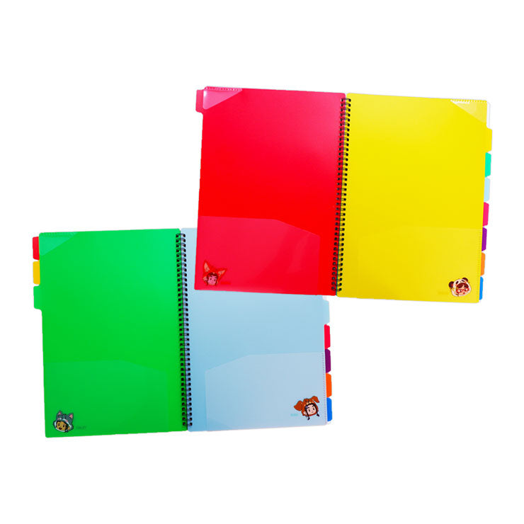 NBS x BINI Clearbook Fixed Long 8 Pockets Colored Sheets - Clearbooks & Refills