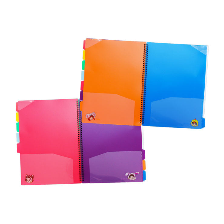 NBS x BINI Clearbook Fixed Long 8 Pockets Colored Sheets - Clearbooks & Refills