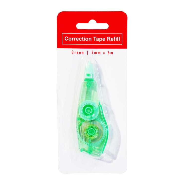 Best Buy Correction Tape Refill 5mmx6m Green 1060R-GR - School & Office Supplies
