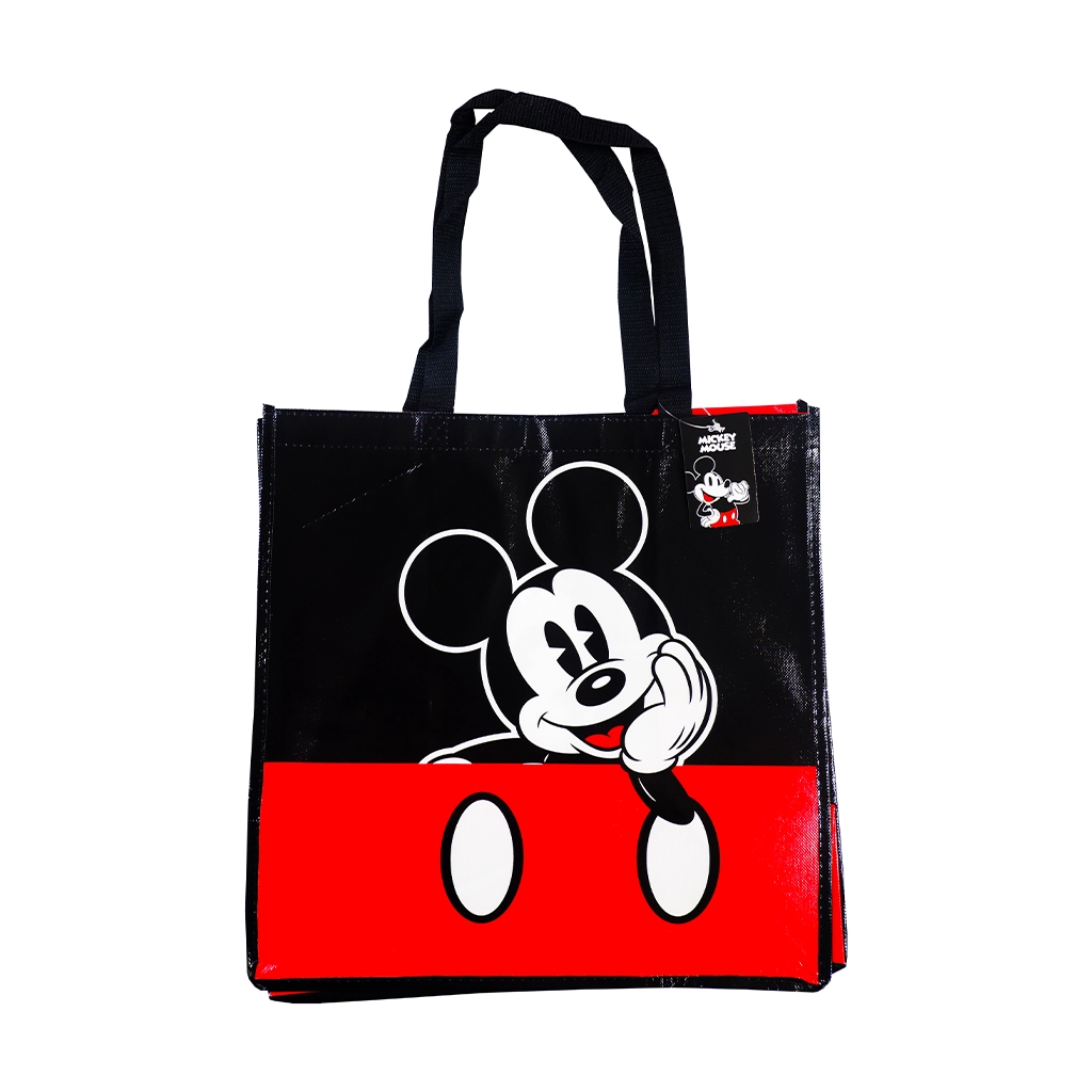 Disney Non Woven Bag 6 Mickey 3DIS-25AMK012 46x25.5x40cm, Black Red