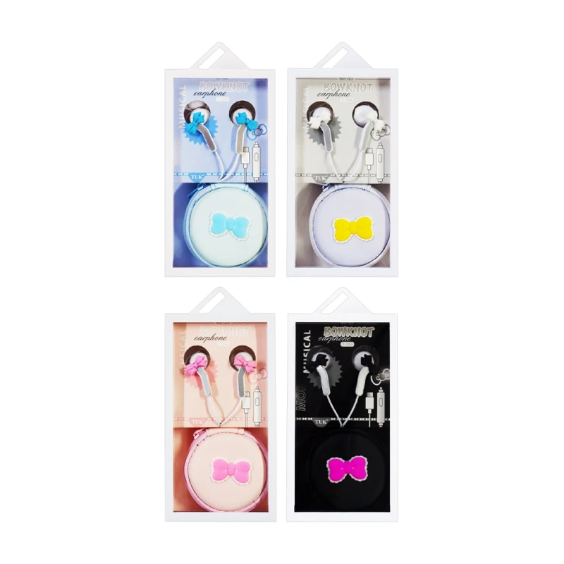 Earphone T-384 Type C Wired Ribbon Design - Audio/Video Accessories