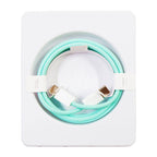USB Cable Sz-87 Green Type C 2In1 - Phones & Accessories