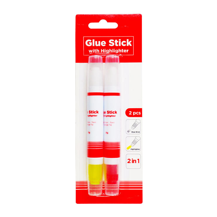Best Buy Glue Stick with Highlighter Double Tip 8gm XD-0800GS