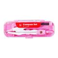 Best Buy Compass Set Metal with Lead Refills 2's 0.7mm 11.8cm Pink 5013A - Drawing Supplies