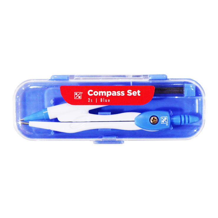 Best Buy Compass Set Metal with Lead Refills 2's 0.7mm 11.8cm Blue 5013A - Drawing Supplies