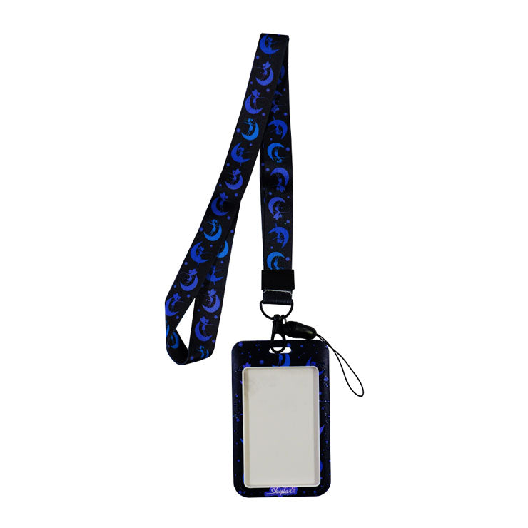 Skylar ID Holder Vertical IC-FA02 45cm Moon Fairy With Lanyard
