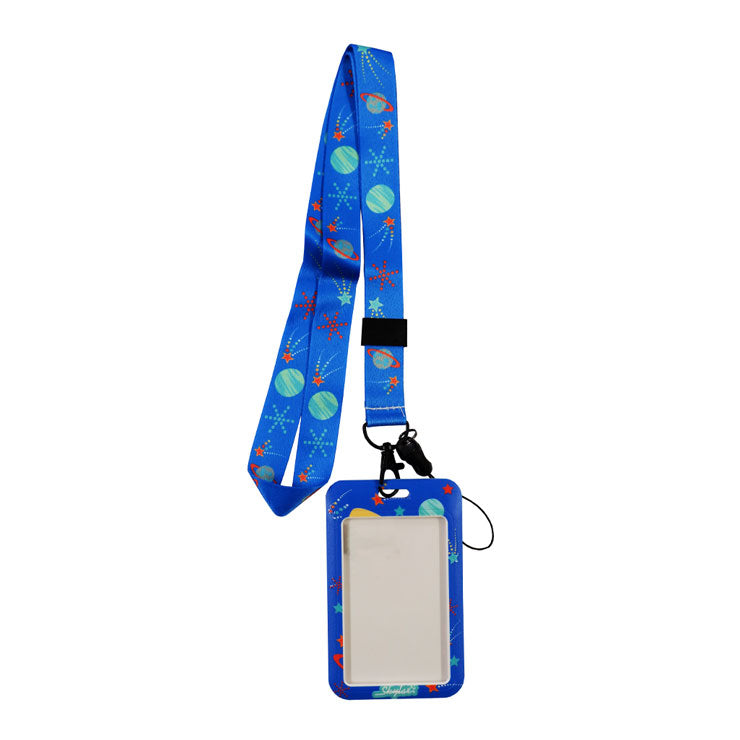 Skylar ID Holder Vertical IC-SP09 45cm Astronaut Dog With Lanyard