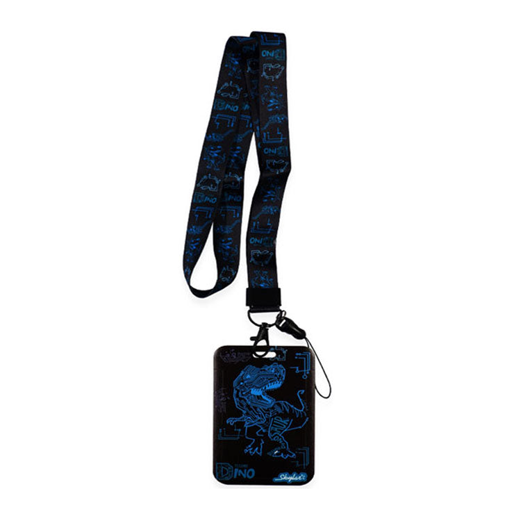 Skylar ID Holder Vertical IC-SP08 45cm Dinosaur With Lanyard