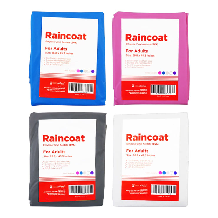 Best Buy Raincoat FI-10180/10ST, Adult (Color May Vary)