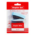 Best Buy Stapler Set No.35 with Built in Remover and Staple Wire 1000s 20 sheets Blue 9341