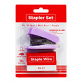 Best Buy Stapler Set No.35 with Built in Remover and Staple Wire 1000s 20 sheets Purple 9341