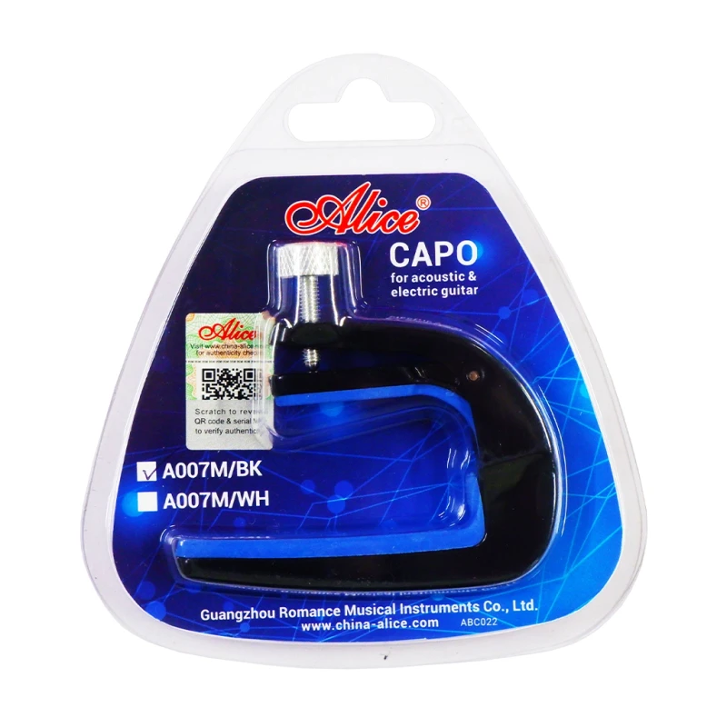 Portable Acoustic Guitar Capo A007M - Learning & Education