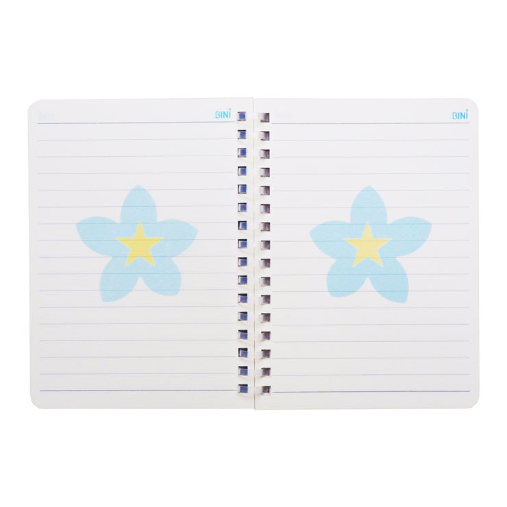 NBS x BINI Notebook 30Sheets 105X149mm with Sticky Notes Set Pink